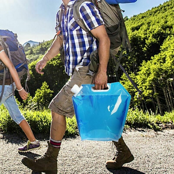 Vikbar vattenbehållare, Plastbehållare utan BPA 4 stycken