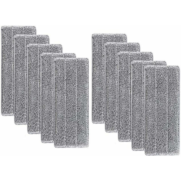 Super Absorbent Mop Head Refills - Pestävä Mikrokuituinen Siivousmoppi Kotitalousluudan Pää Siivoustyyny (10 kpl)