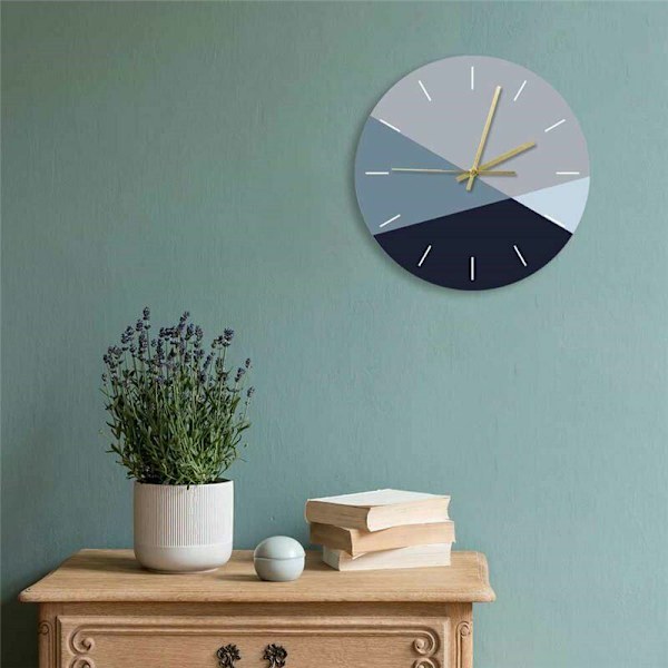 Modern design stor väggklocka hem dekoration trä skapelse klocka kreativt vardagsrum dekoration väggklocka