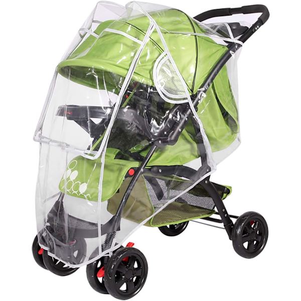 Universell bärbar regnskydd för barnvagn, barnvagn, barnvagn och alla sonarin barnvagnar, vattentålig och hållbar babyskydd regnsköld