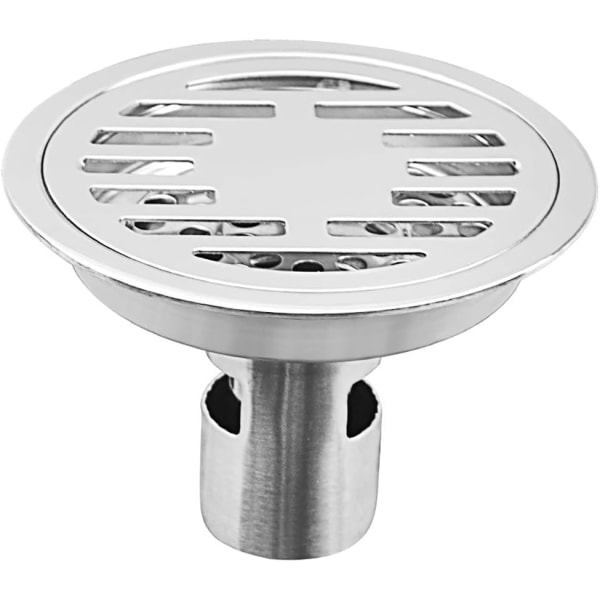 Thick Stainless Steel Floor Drain Round Odor Proof Bathroom Shower Drain Odor Proof Steel Sink Strainers Drain Steel Shower Drain 11.5cm