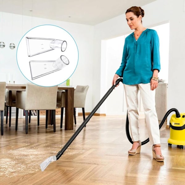 2 Dele Escout Vacurator Bil, multifunktionel sugende universal støvsuger Genanvendelig til støvsugere til de fleste Hoover, til bilpleje Sofa Quilting