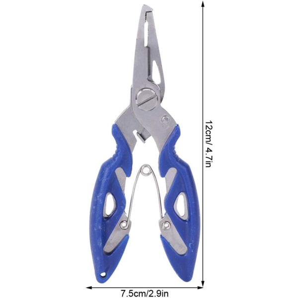 Fiskepliers, Multifunktionella Fiskepliers Linecutter Upplösande Krokar Fisk Använd Pliers Saxar Fisketillbehör