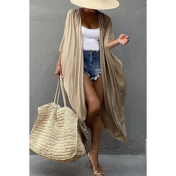 Tie Dye badedragt cover up cardigan strand cover up lang kimono let sommer badedragt cover up kvinder