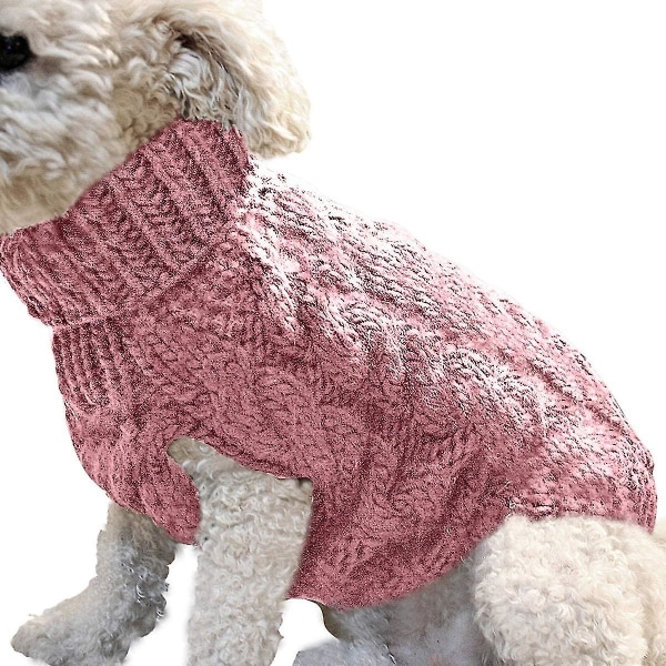 Koiran villapaita Liivi lämmin takki Pet Pehmeä neulevillainen talvipaita