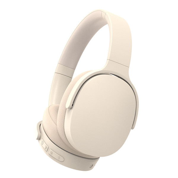 Bluetooth-headset, smart støyreduksjon, trådløst headset HiFi sammenleggbart, ergonomisk (Khaki)