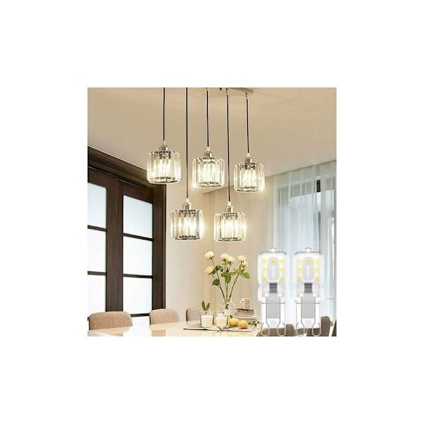 G9 LED pære, G9 LED 220V Hvid Neutral 4000K 3W Halogen Ækvivalent 30W Halogen Lys 8-pak