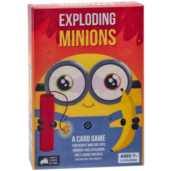 Exploding Minions Party Game av Exploding Kittens - Ett hysteriskt kortspel för hela familjen