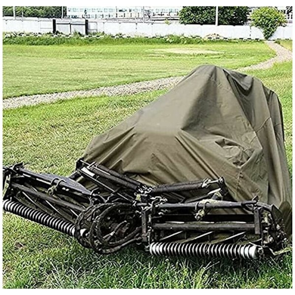 (Färg: Grön, storlek: 170x61x117cm) Självgående, vattentät, robust, hållbar, UV- och vattenresistent gräsklipparskydd för självgående trädgårdstraktor inomhus