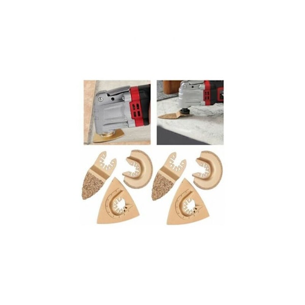 6 st Sågbladssats, Betterlife Oscillating Tool Blades, Oscillating Multi-Tool Sågblad Tillbehörssats, Multifunktionella Oscillating Sågblad Verktyg