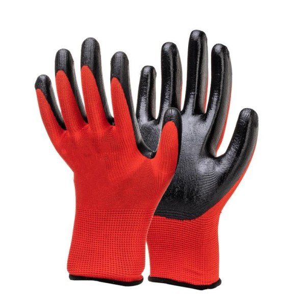 6 par universelle betjeningshandsker Slidbestandige handsker Nitril