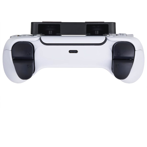 Skrivebordsstativ for PS5 for PS4, Under Table Stand for PS5 Controller, Controller Stand Kompatibel med PS5, Tilbehør for PS4 Controller-Svart