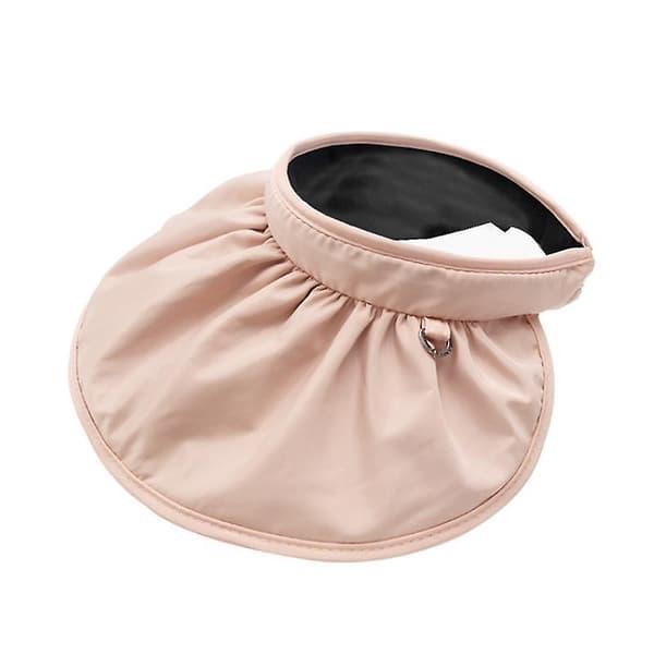 Kvinde Sommer Visor Hat Sol Visor Cap Sol Hat UV Beskyttelse Strand Cap Strand Rejse Hat Pink