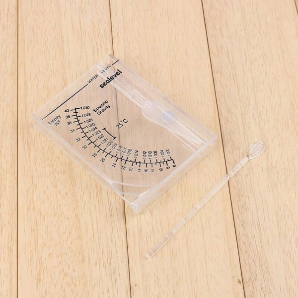 Hydrometer Salinometer för Akvarium Hydrometer Salinometer för Saltvatten Salinimeter för Akvarium