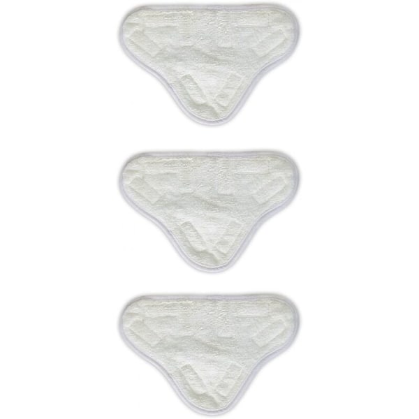 Paket med 6 rengöringspads för mikrofiberångmopp, kompatibel ersättning för ångmoppar H2O X5 H20 tvättbar
