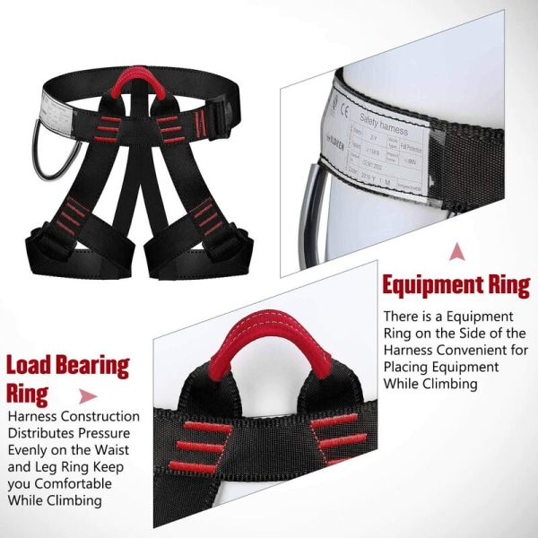 Downhill Seat Belt Half Body Sitting Outdoor Mountaineering Rock Climbing Safety Belt Protective Equipment (Z-Y-P-N1)