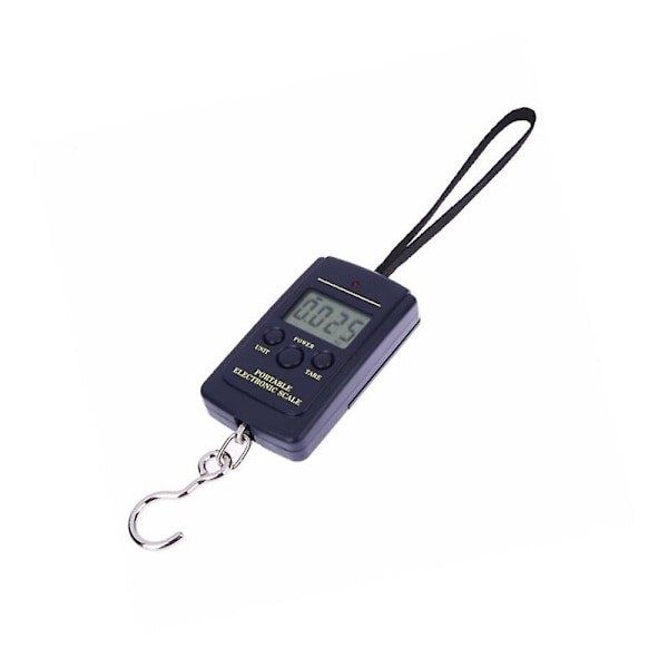 Kannettava taskuvaaka 40 kg mini digitaalinen elektroninen vaaka persikkakoukku riippuva punnitusvaaka taskumatkatavaroille