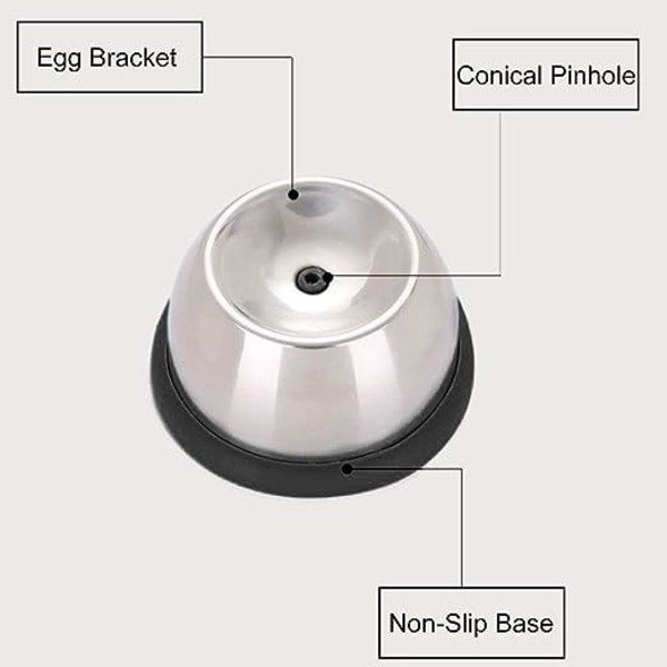 Egg Punch, Egg Percer Eggshell Opener, Egg Piercer Tool, Pinhole Egg Puncher, Rå Hardkokt Egg Puncher Tool