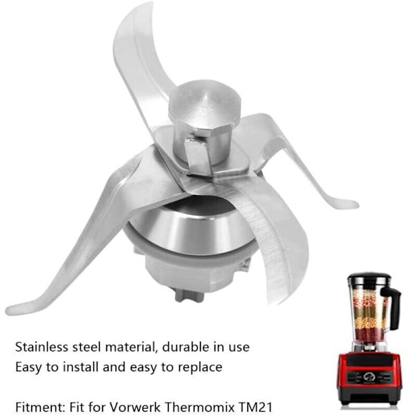 Knivblad för Vorwerk Thermomix TM21 TM 21 Rostfritt Stål Ersättningsmixer Matberedare