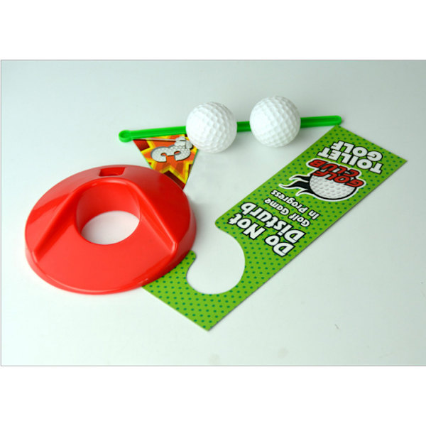 Toalettgolf Toalett Mini Kostym Fritidssportleksak 2023