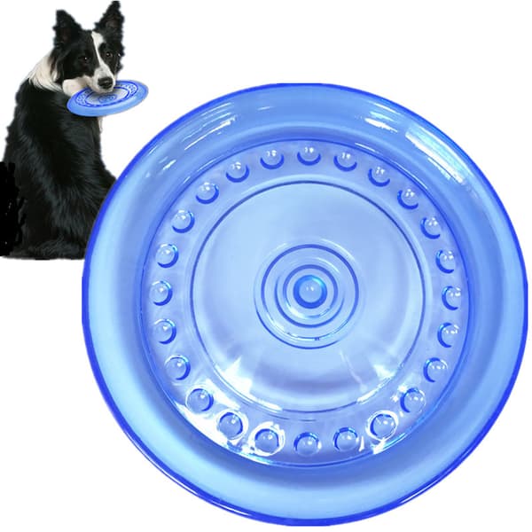 Hundleksak Frisbee - Blå 23cm, Bite Resistant Toys, Hundleksaker