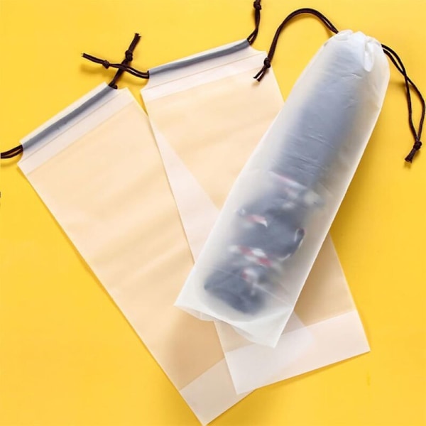10 stk. Damps Damps Walking Wallet Case Upap Lapuia Genanvendelig Dækning Transparent Paraply Organizers Fold Upple Lommer Lommer Snorlommer Til