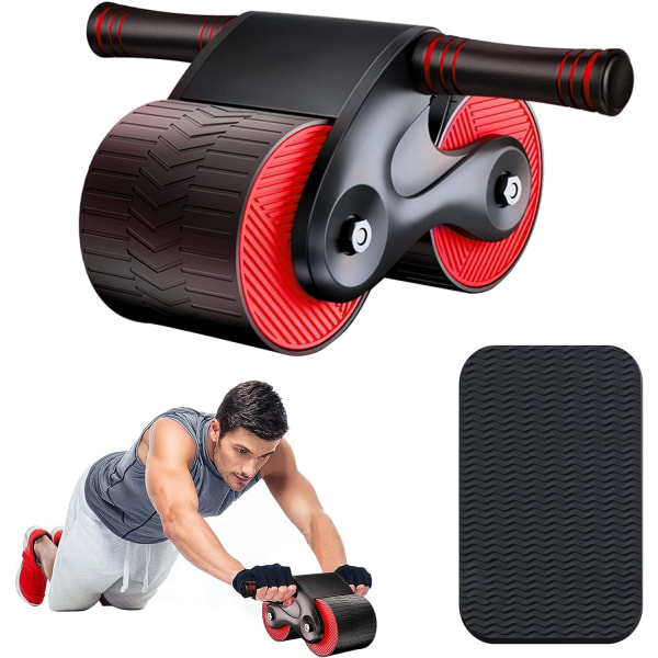 Abdominal Roller træningsudstyr, abdominal træningsudstyr til abdominal og core styrketræning, hjemmefitnessudstyr til mænd og kvinder