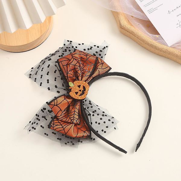Halloween Hodeplagg Spøkelse Edderkopp Nett Hode Pop Hodebånd Prinsesse Hode Pop Halloween Happy Hår Tilbehør Cosplay Fest Dekorasjon 2 Stykker