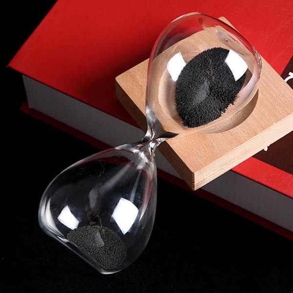 Amningstimerglas, h 14,5 cm x d 6 cm