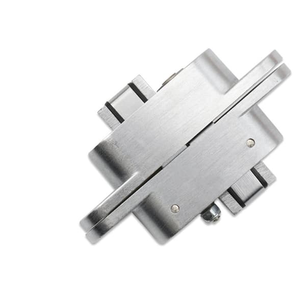 1 Usynlig Hengsel - 3D Aluminium. Rustfritt Stål.