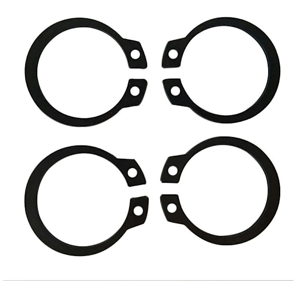 CRCLIP, 300 clips för elastisk ring, träclips, svart, typ C, för fixering av externa lagerringar, kugghjul och remskivor (3-32 mm)