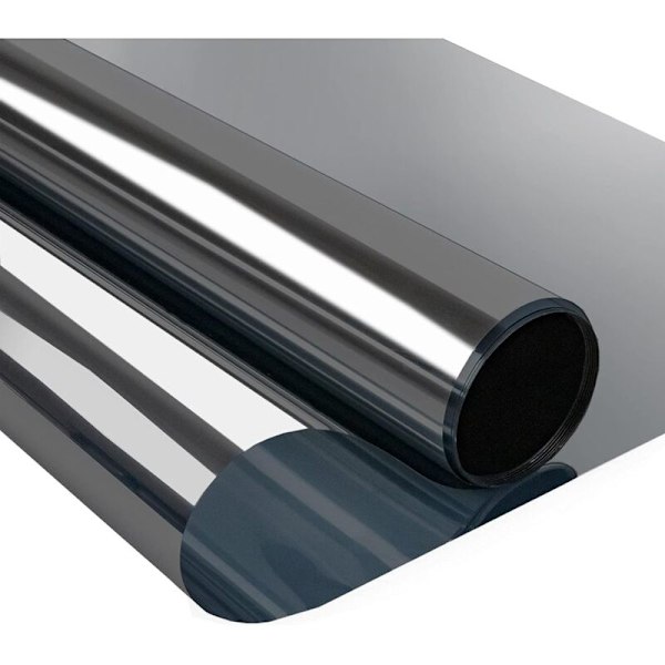 Film Fenetre Anti Looking Film Speilvindu Uten Tain Anti UV Anti UV Privat Beskyttelse For Vindus Kontor Hjem Butikk 40 × 200cm Svart