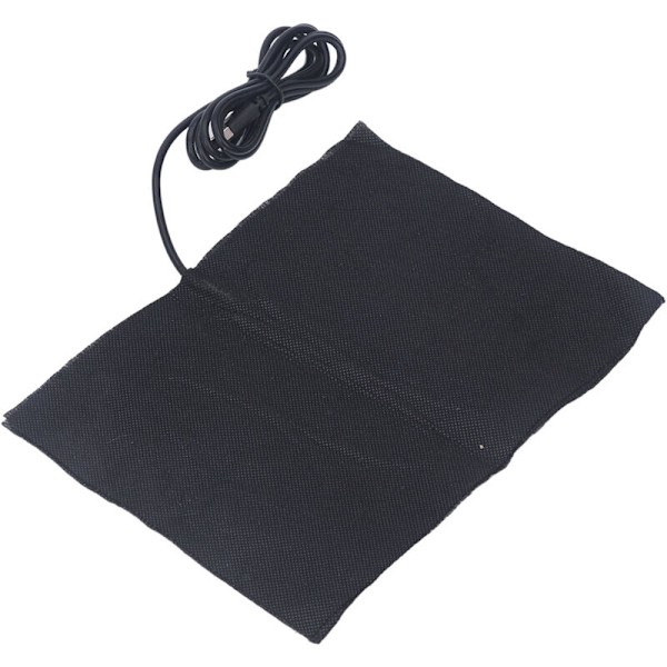 Sammenleggbar elektrisk varmepute i karbonfiber 60 ℃ Elektrisk varmepute for DC5V størrelse 15 x 20 cm
