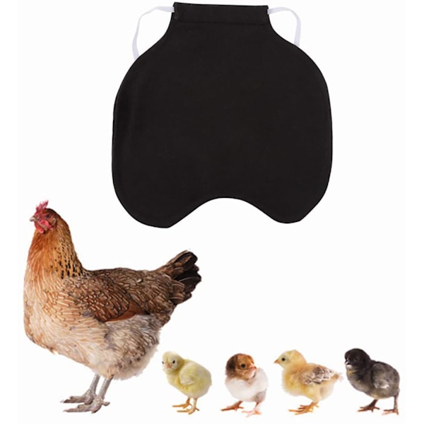 4 Kycklingsadel Anka Väst Skydd Kycklingvingar Jackor Kycklingförkläden Fjäderfätillbehör - Beige Liten 20 19,5 cm