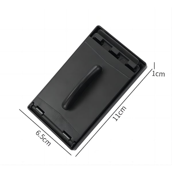 Gitarrsträngrengöringsborste, rengöringsduk för gitarrgreppbräda (1-pack)(svart)