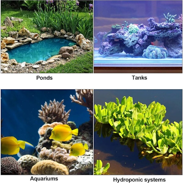 10 stk. Akvarium Luftsten, Akvarium Luftudløsersten, Boble, Cylinder til Akvariepumpe og Hydroponik
