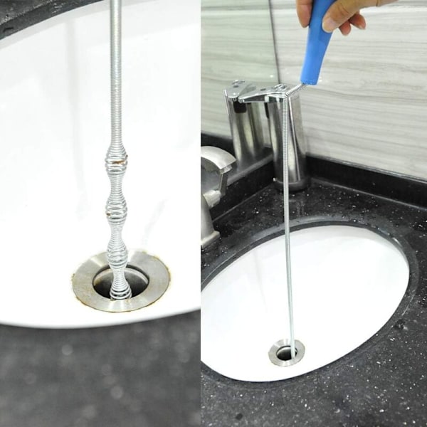 Cufficker Furet rør Facing Hip Lavabo Hofter Fleksible rør Evakueringsrør WC Deboucheur Toilet Vask diameter 7mm, længde 5m