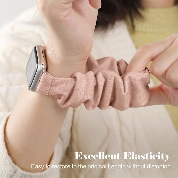 Pink/Grøn - 2-pak urremme til Apple Watch 38mm 40mm 41mm Justerbar fjederlås til iWatch-rem serie 8 7 6 5 4 3 2 1 SE Ultra,