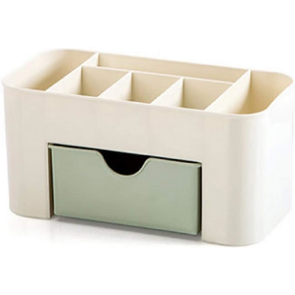 Skrivebords Makeup Organizer Skuffer, Kosmetik Opbevaringsboks Division Kontor Skrivebord Organizer Skrivebord Stationery Opbevaringsboks Makeup Organizer til Soveværelse B
