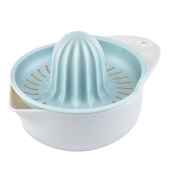Frugtpresser, Citruspresser, Manuel Frugtpresser, Frugtpresser med beholder, Plastik, 14,5 x 11 x 8,7 cm
