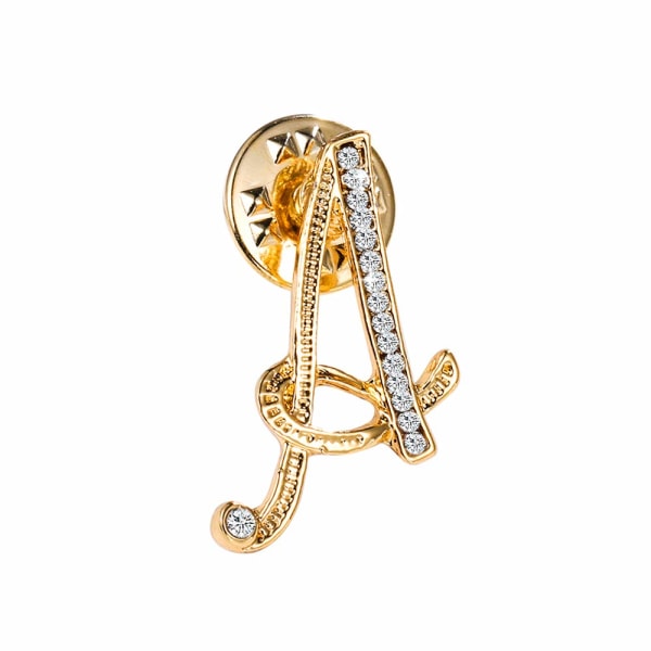 Initial Letter Pin Small Lapel Pin Tie Tack Navn