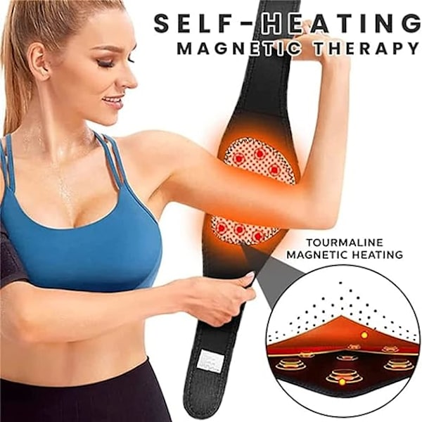 Arm Cutters för män och kvinnor, Arm Cutters för slapp armar, Självvärmd akupressur turmalin formande justerbar slapp arm Cutters