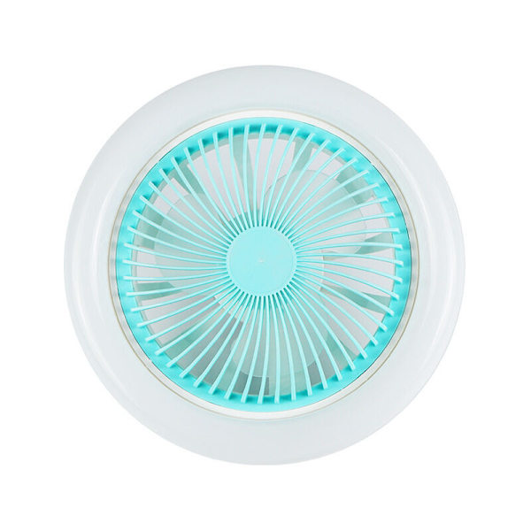 Dobbel taklampe E27 med lampehode og 3 justerbare 3-trinns vifter for barnerom