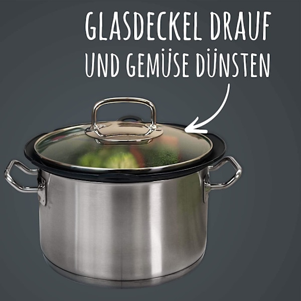 Grøn-26cm-silikone grydebeskytter til gryder og pander, mikrobølgeovnslåg, stænkskærm og dampdyse
