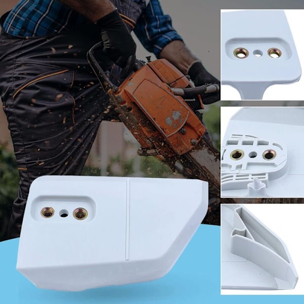 Kedjeskydd med kedjespännare för STIHL motorsåg MS170 MS180 017 018 MS210 MS230 MS250 021 023 025, kedjeskydd + spännare + bult och mutter 15 cm