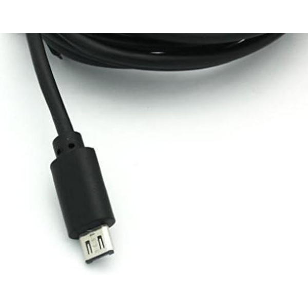 Micro USB Opladningskabel Opladningsledning til PS4 Trådløs Controller Sort