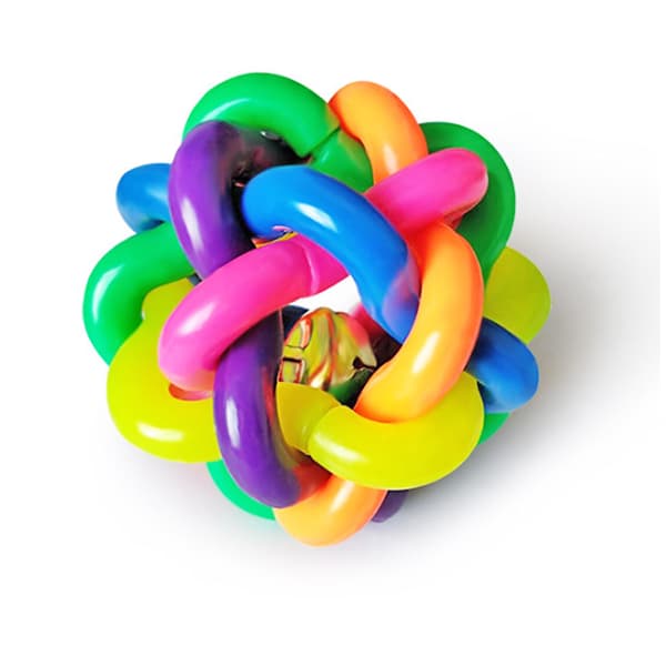 Knutna bollar, i naturgummi ø 7,5 cm