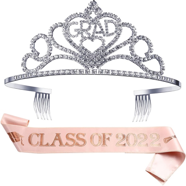 2023 Graduate Hat med Stole Graduation Sash for Graduation Party Gift