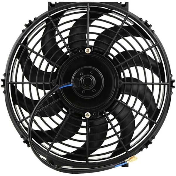 Universal 12\" Slim Push Pull Elektrisk Motorkøleventilator 12V med Monteringssæt