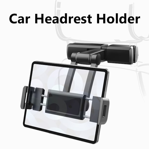 Biljusterbar tabletholder, universell justerbar tabletholder for iPad-serien / Samsung Galaxy-faner / 4,41-7,87 tommers mobile enheter